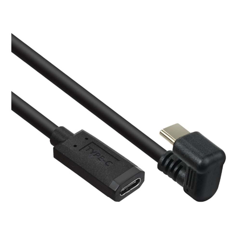 USB 3.1 연장케이블 180도 꺾임형 30cm 스마트폰 고속충전