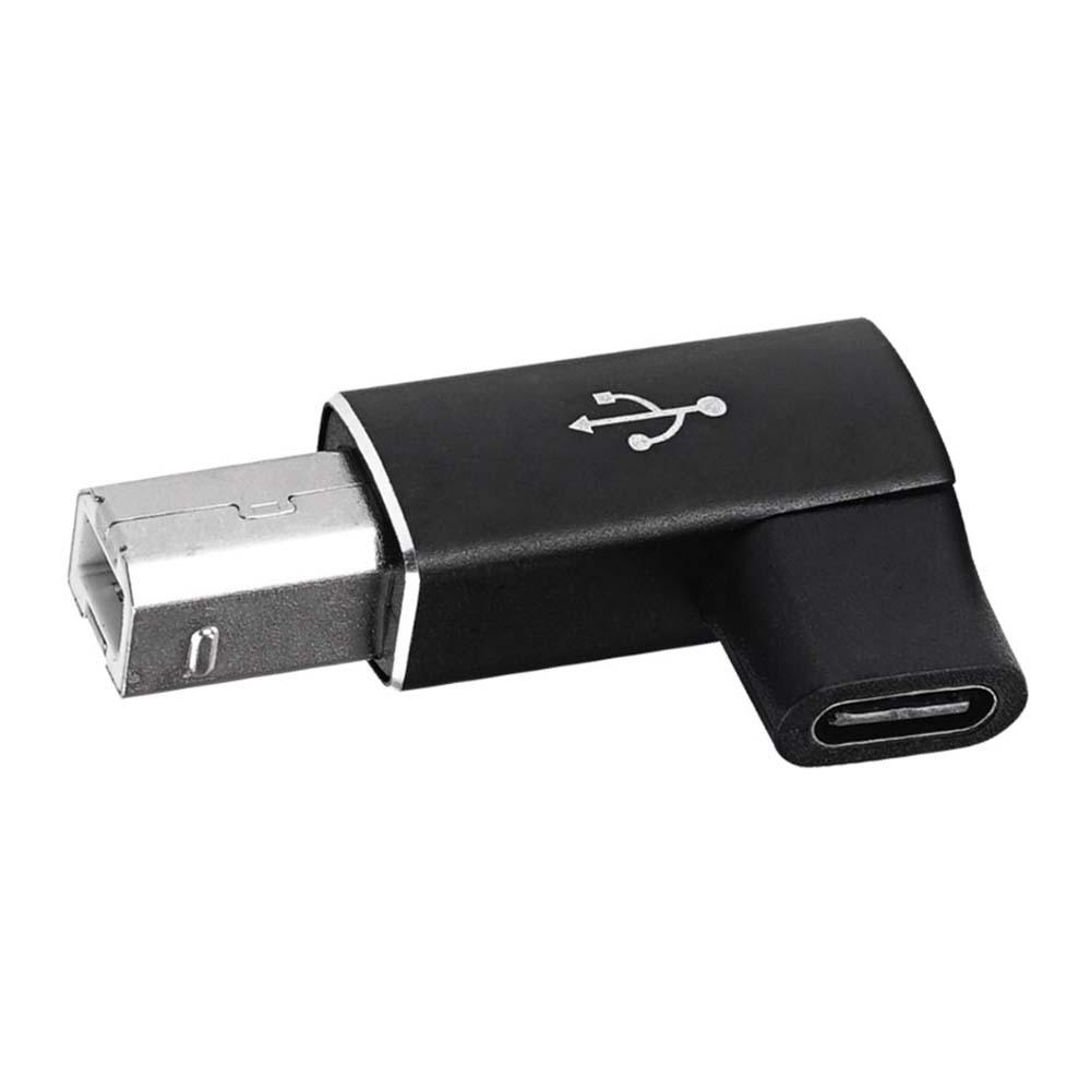 USB 3.1 C타입 B타입 변환 꺾임 젠더 프린터 스캐너 연결 노트북 스마트폰 태블릿 호환