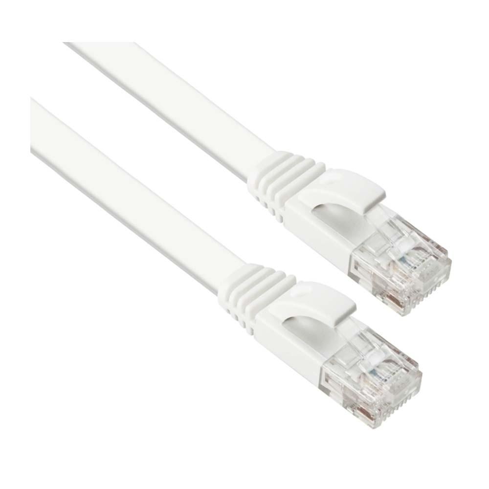 CAT6 플랫 랜케이블 50cm 차세대 네트워크 통신 이더넷 1000Mbps 250MHz