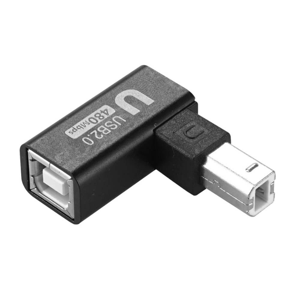 USB B타입 MF 꺾임 연장젠더 프린터 스캐너 오디오 인터페이스 480Mbps