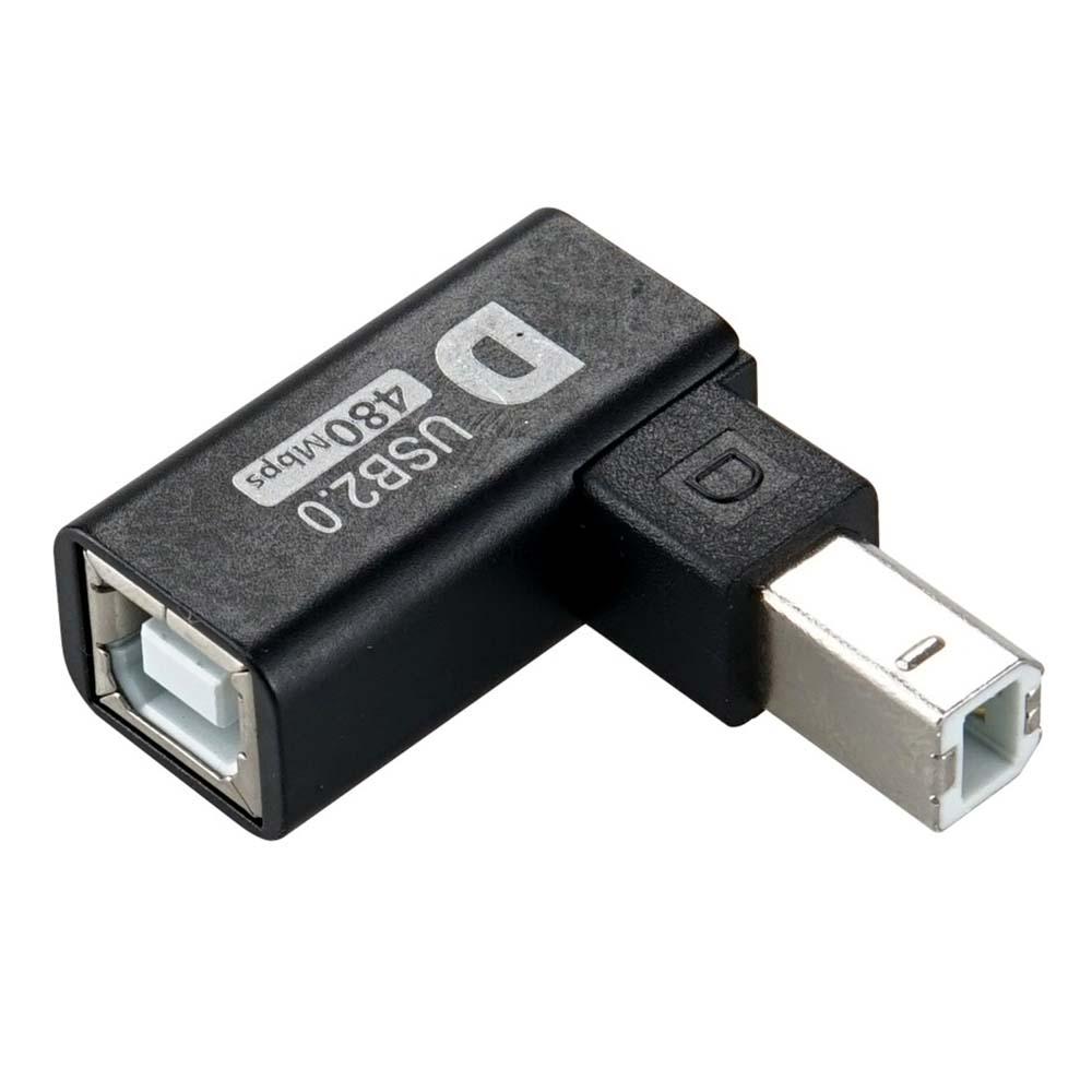 USB 2.0 B타입 MF 꺾임 연장 젠더 프린터 오디오 인터페이스 스캐너 480Mbps