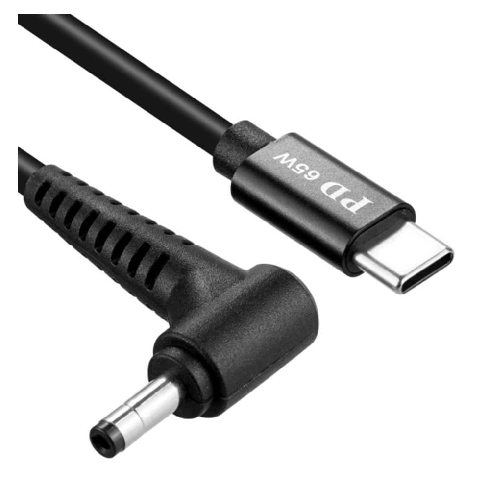 PD C타입 DC 변환케이블 1.5M 65W 4.0 X 1.7mm 노트북 고속충전 지원