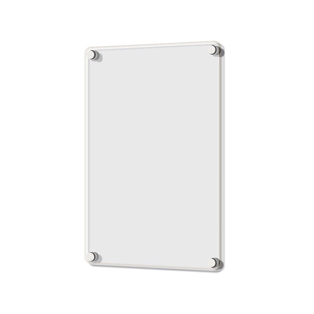 투명 아크릴 자석 메모보드판 40x30cm 냉장고 마그넷