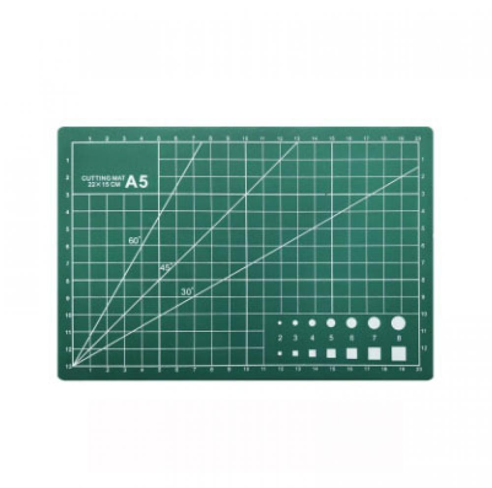공예 디자인용 커팅매트 정확한 치수 칼자국 복원 PVC 매트 A5 22x15cm