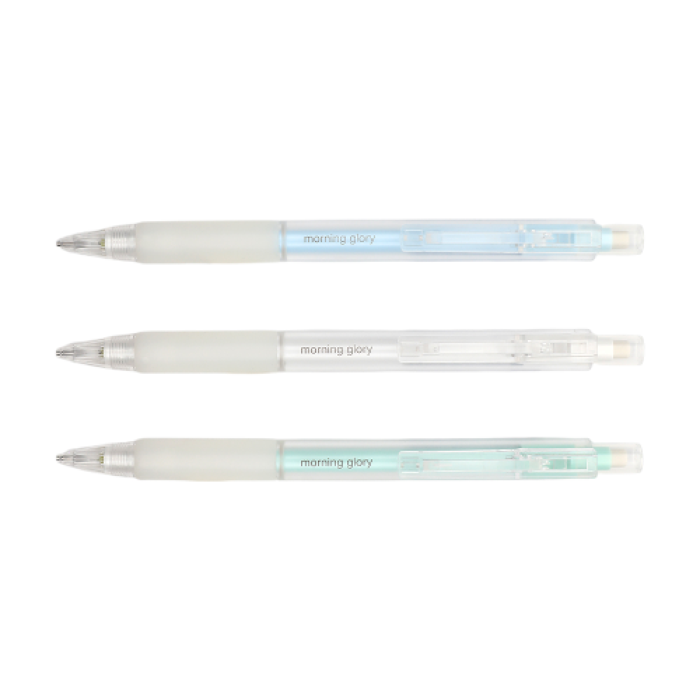 모닝글로리 투명 파스텔 샤프 0.5MM