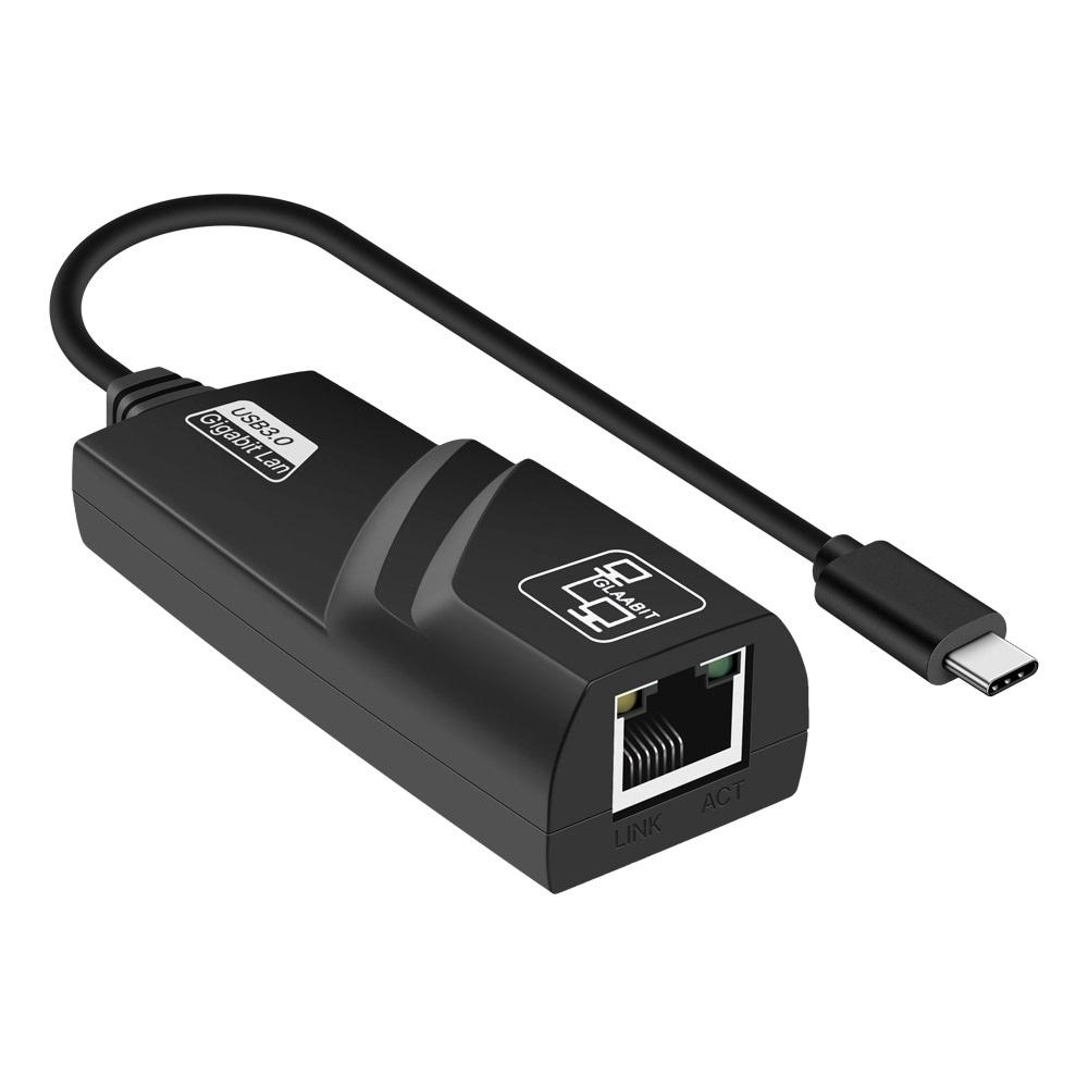 USB C타입 to RJ45 기가 랜카드 1000Mbps 이더넷 랜포트 랜선젠더 전송 다운로드 인터넷 PC 노트북