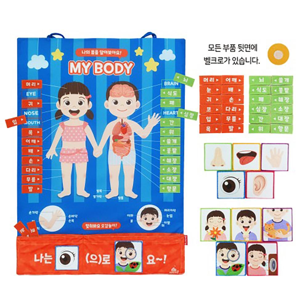 MC3045 차트 소중한 나의 몸 배우기와 오감놀이