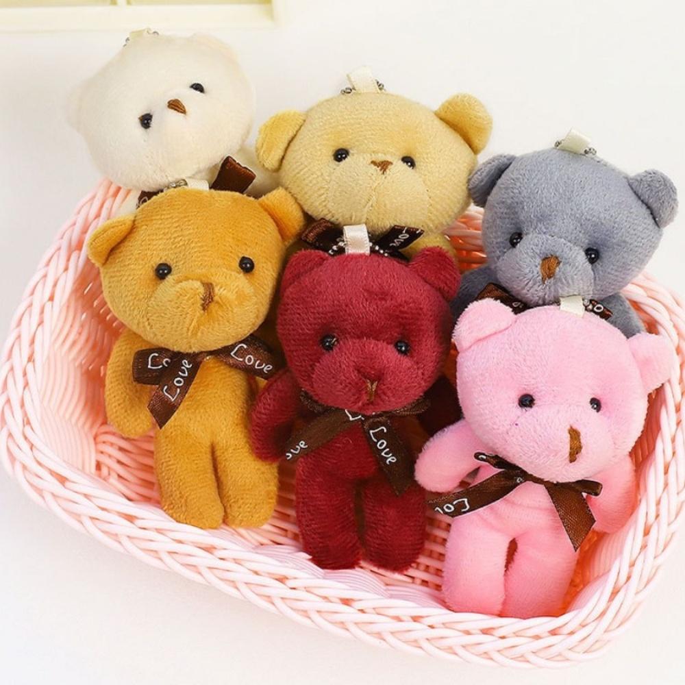 미니 곰 인형 키링 6컬러