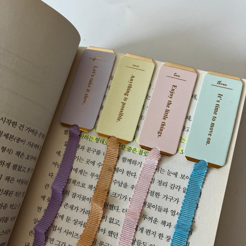 마그넷 북스토퍼 북클립 자석 북마커 책갈피 북마크 4개세트