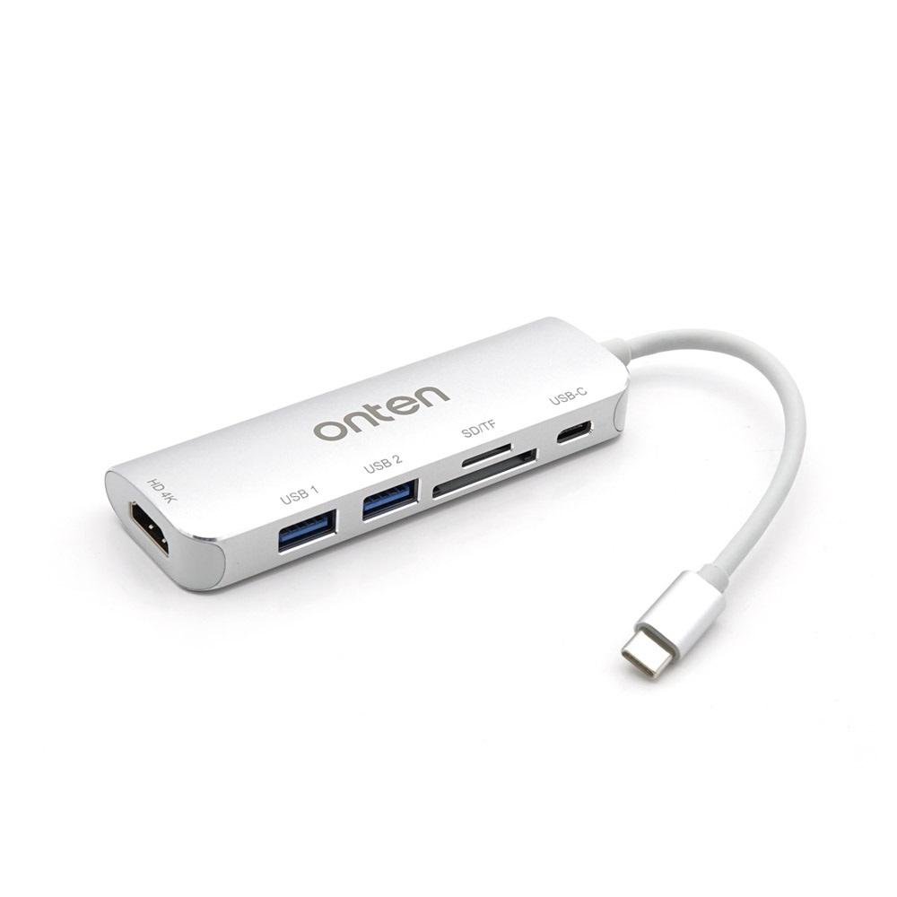 C타입 멀티허브 도킹 4K HDMI SD TF 카드리더기 PD 충전 USB 동시연결 노트북 PC 모니터 TV