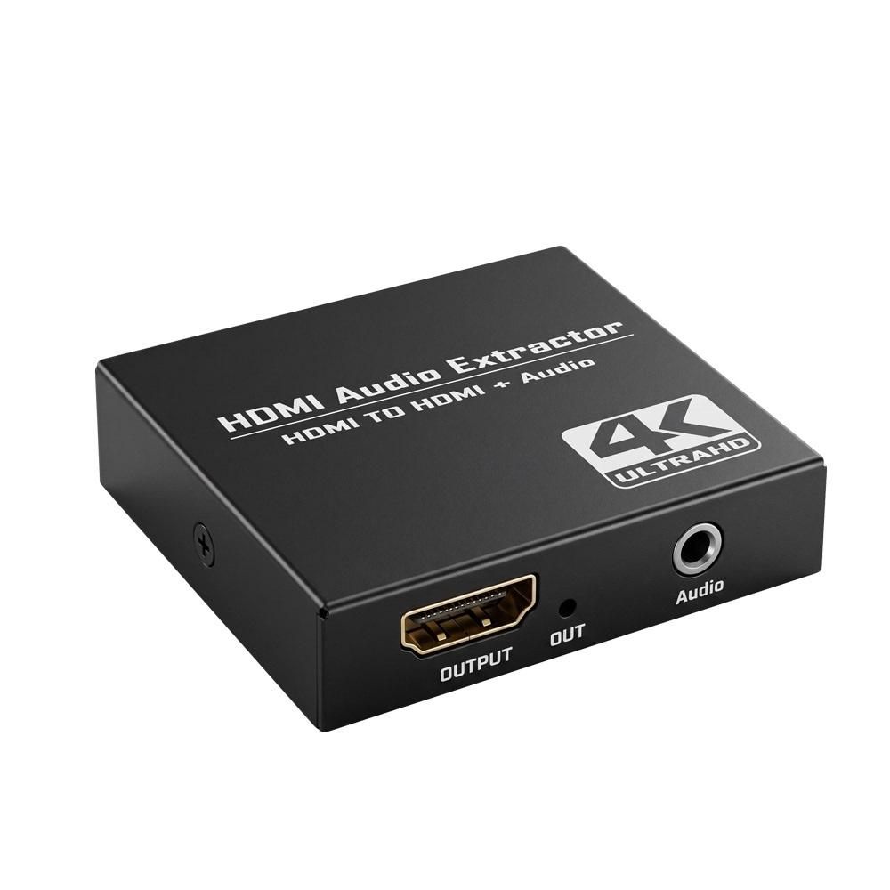HDMI 오디오 추출기 4K 고화질 영상 AUX 사운드 출력 분리 PC 노트북 게임기 셋탑박스 모니터 TV 프로젝터