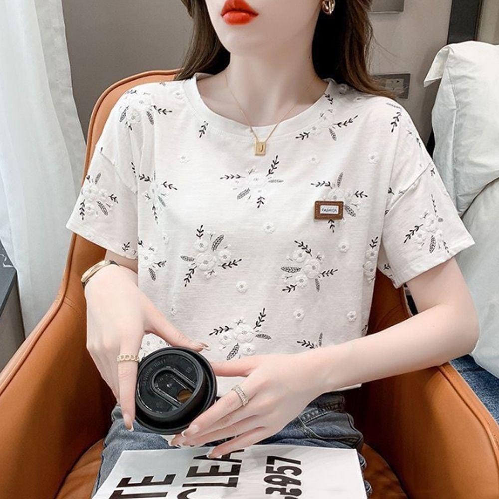 흰티 흰색티셔츠 여성반팔티셔츠 여성상의