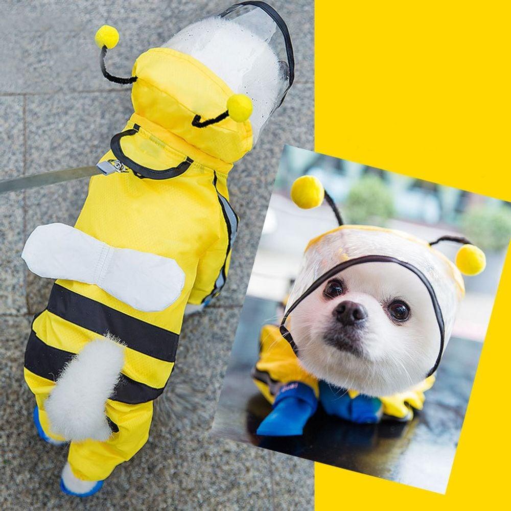 강아지 벌 우비 비옷 레인코트 애견 애견옷 강아지옷