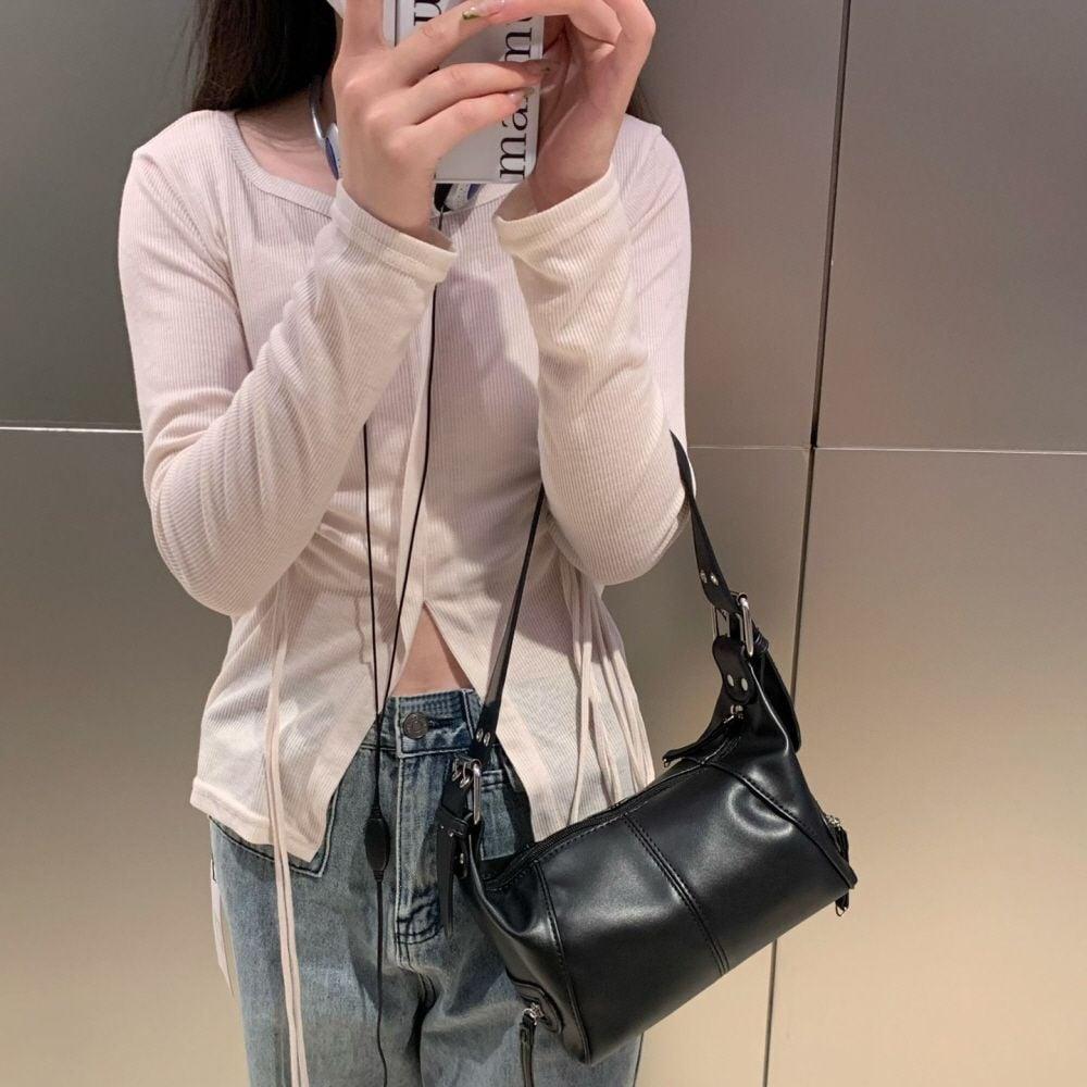 블랙 숄더백 미니백 여성가방 모던 데일리백 가벼운가방 핸드백 여성숄더백