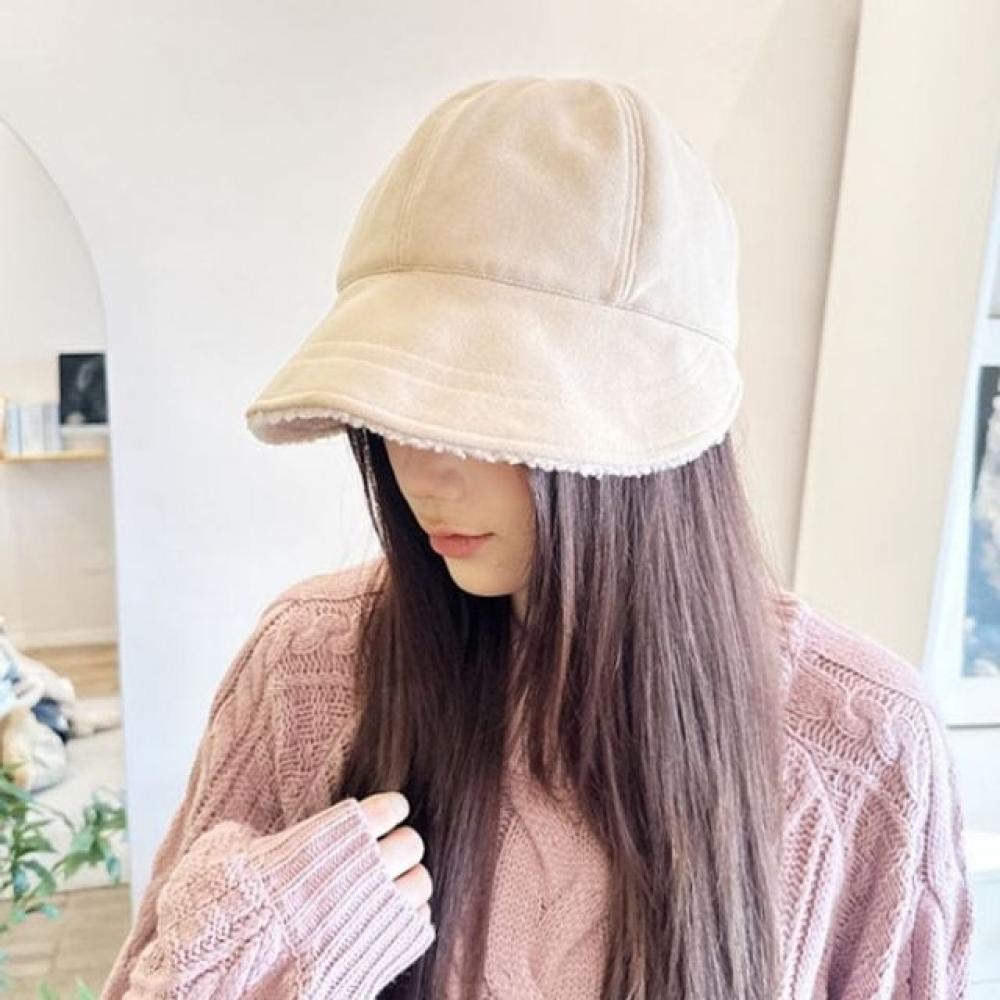 여성 방한 버킷햇 뽀글이 겨울모자 벙거지모자 벙거지