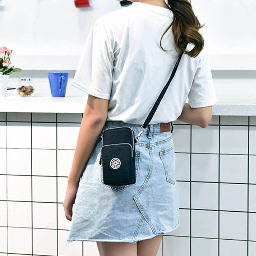 블랙 핸드폰 미니 크로스 여행 가방