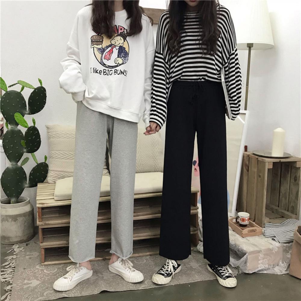 핏 팬츠 밴딩 세트 트레이닝세트 캐주얼룩 데일리룩 페미닌룩 조거팬츠 트레이닝바지
