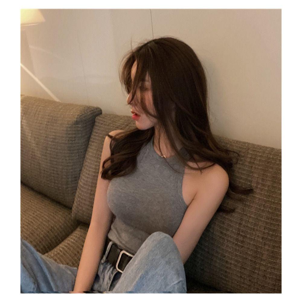 골지나시 나시티 망고 여성민소매티 민소매 여자 여름티셔츠 여름이너