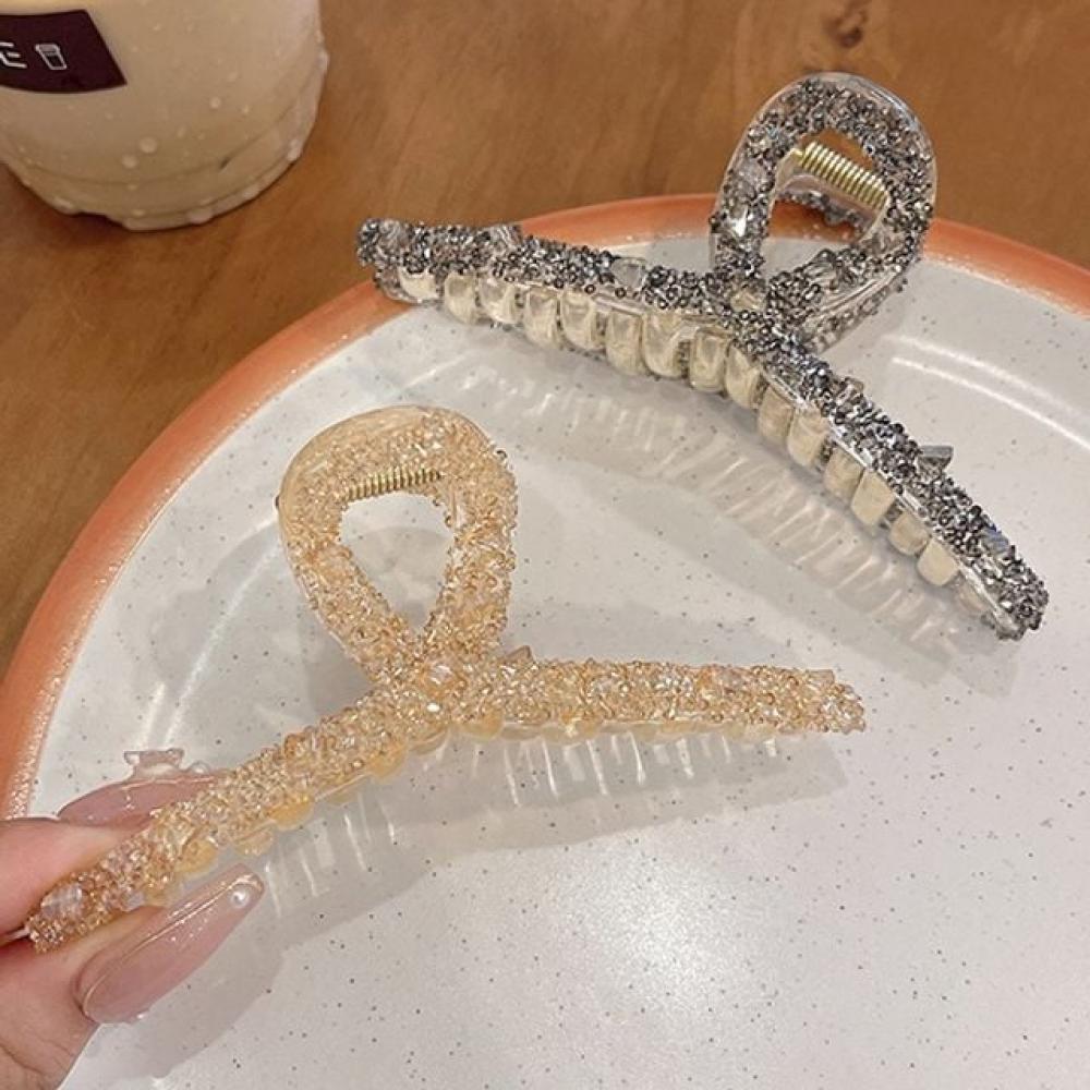 헤어클립 큐빅 집게 헤어핀 앞머리 올림머리 반묶음