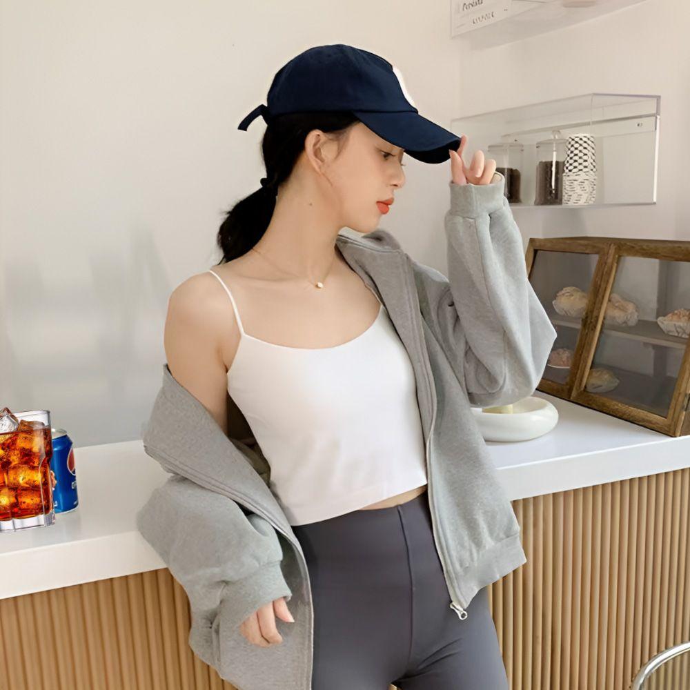 브라탑나시 브라탑 캡내장 흰색 데일리 나시 언더붑 여름 언더웨어 이너
