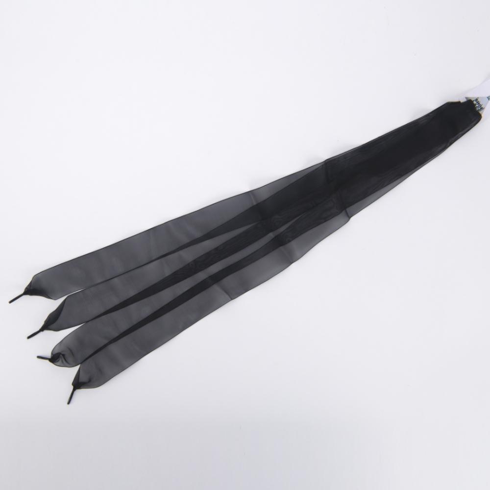 쉬폰 리본 신발끈 블랙 130CM