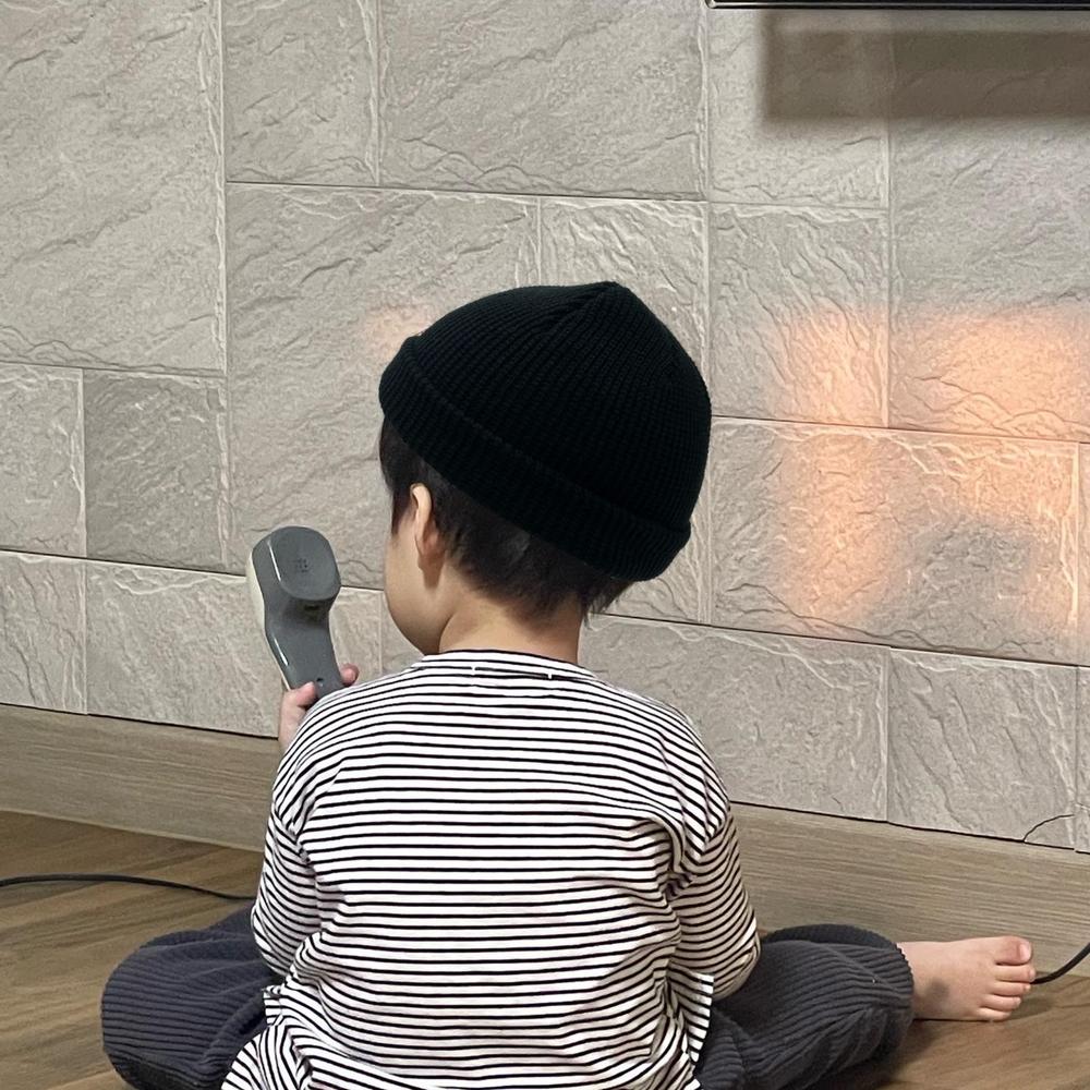 블랙 니트 숏비니 남자 니트비니 여자 방한모자