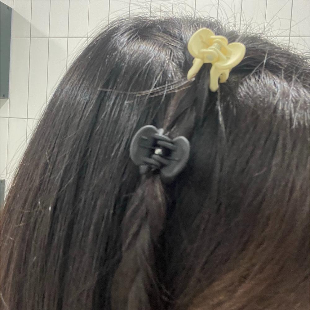 미니 헤어집게핀 작은 집게핀 반머리 헤어 프랑스