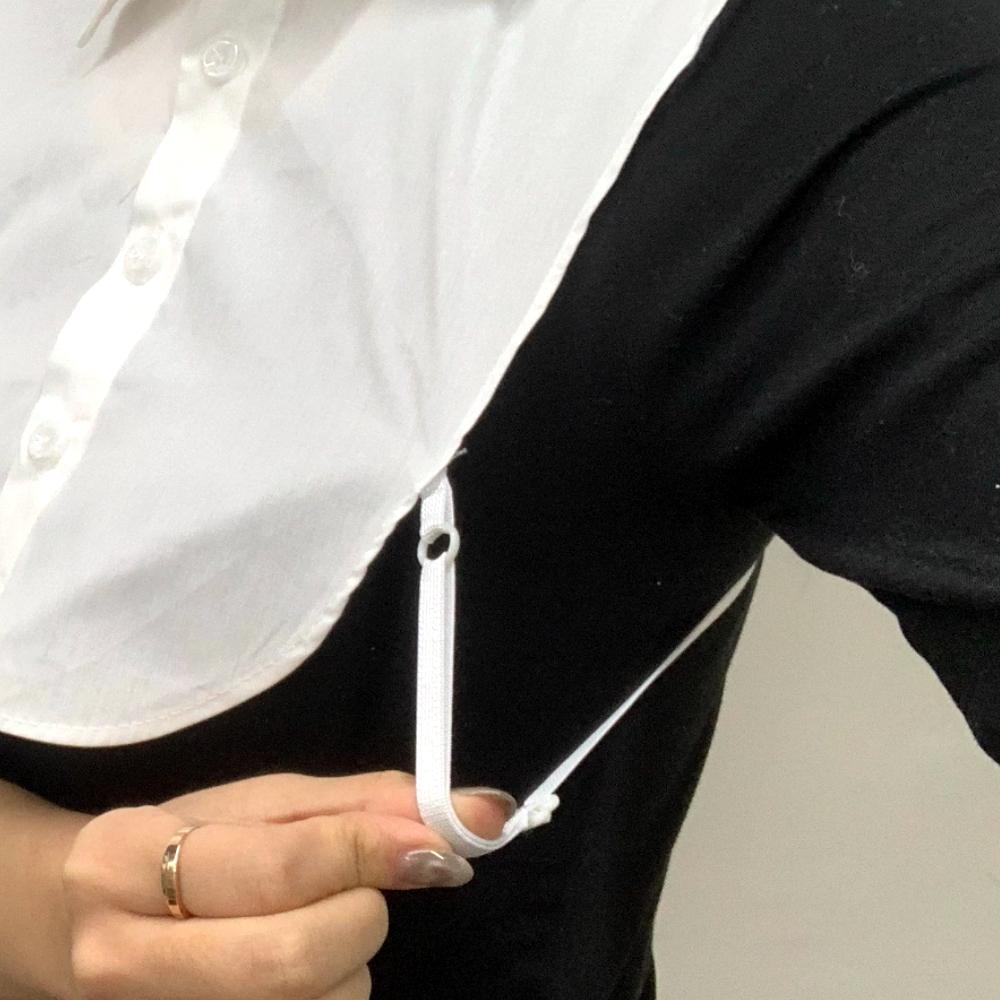 넥케이프 페이크카라 목셔츠 셔츠 페이크 카라