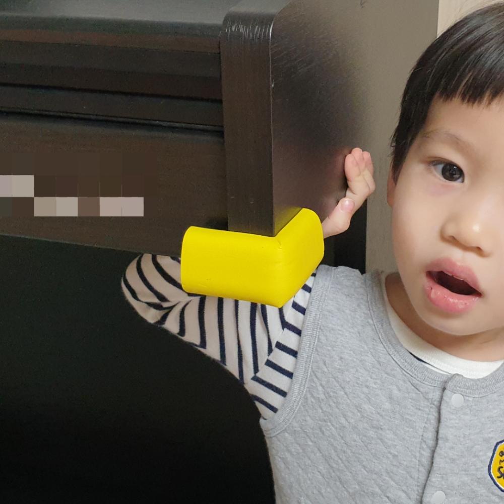 고급형 코너 모서리 보호대 L형 옐로우 4P