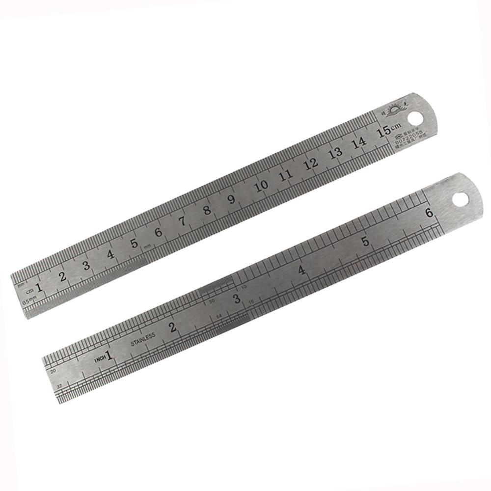 스틸자 철자 눈금자 쇠자 스텐자 15cm