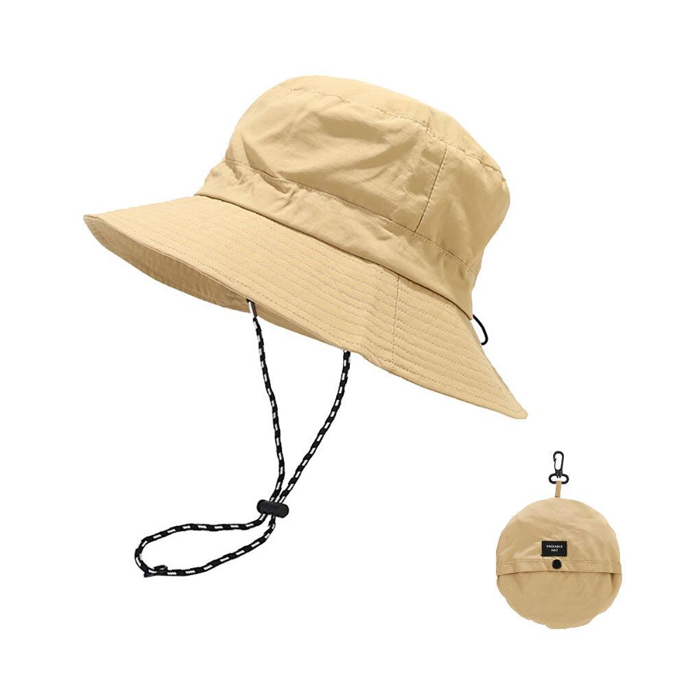 캠핑 벙거지 여성 모자 벙거지모자 챙넓은 턱끈 여름