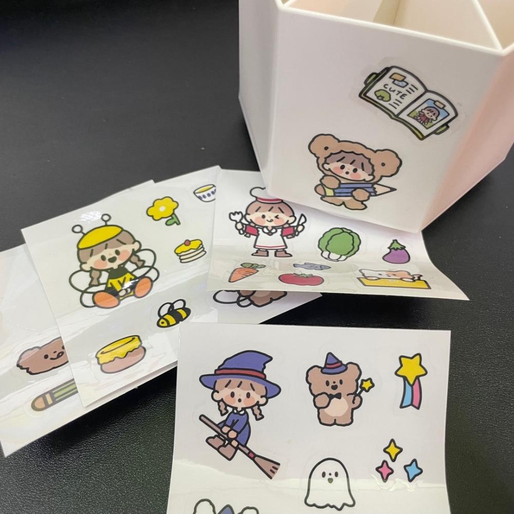 회전연필꽂이 펜꽂이 연필 색연필 회전형연필 책상