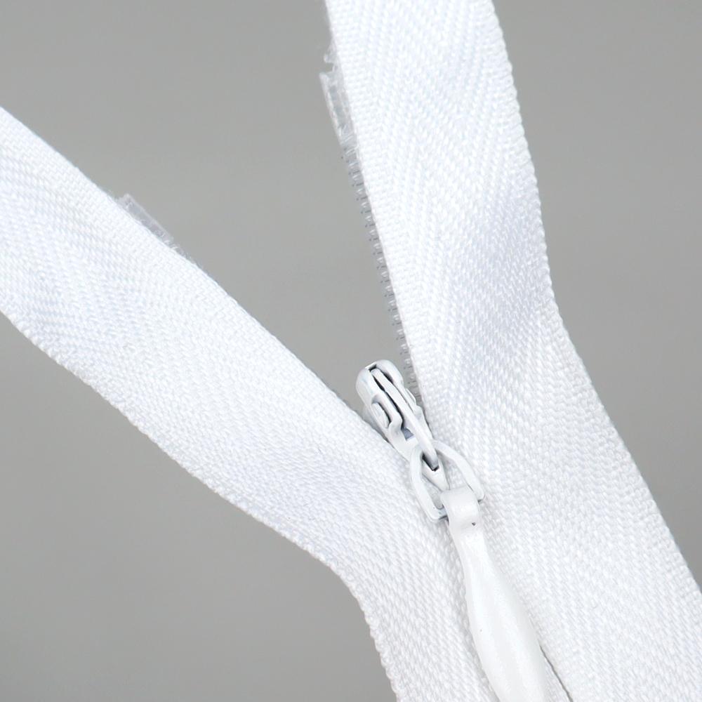 숨김지퍼 바지지퍼 백아이보리 미싱부자재 45cm 5P