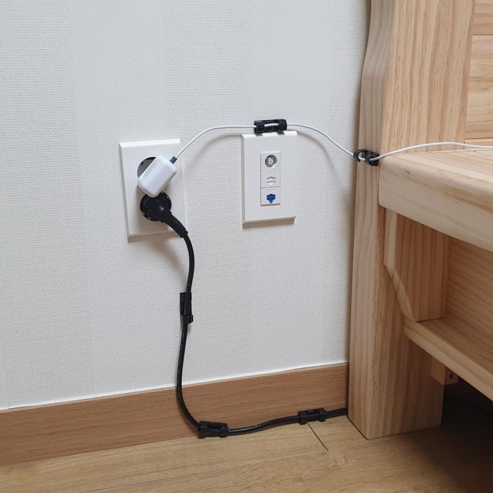 전기선고정 전선정리클립 선정리 클립 케이블고정