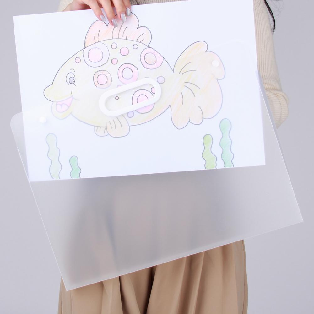 투명파일 손잡이 파일 포스터보관 문서홀더 화일철