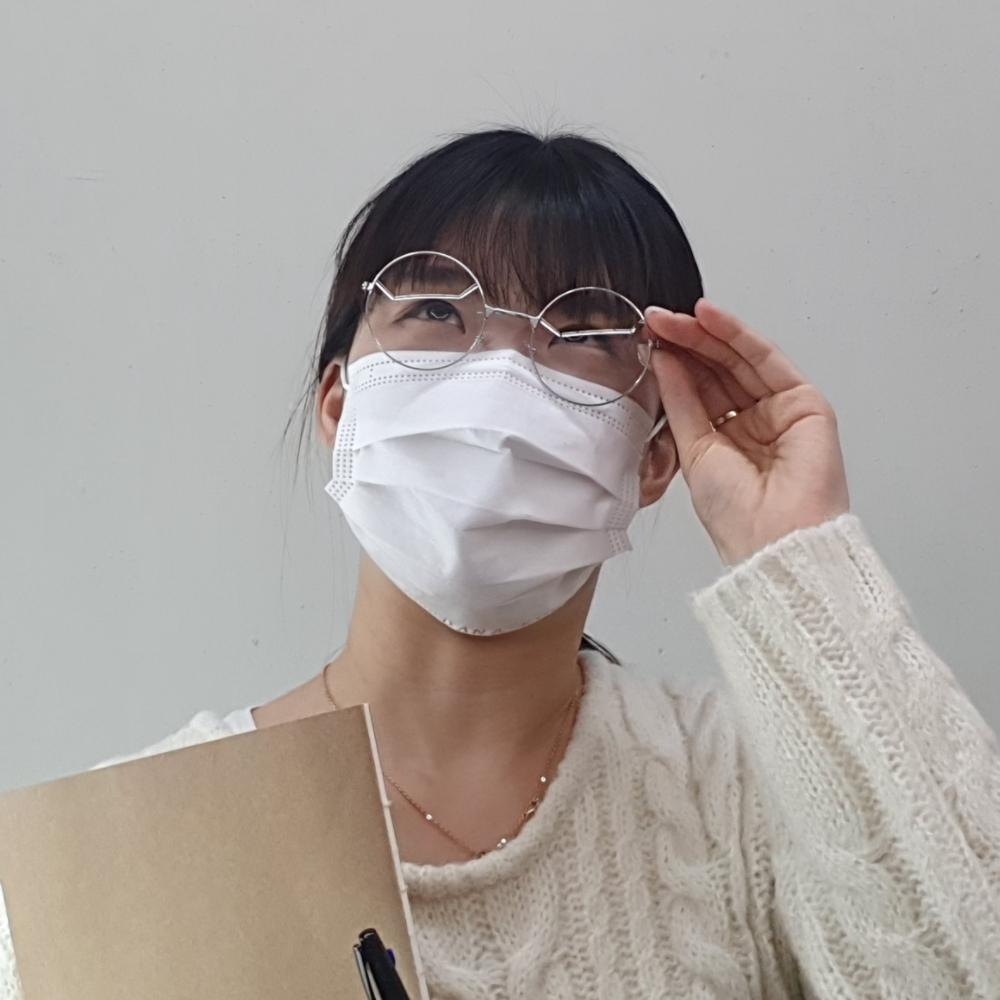 동글이안경테 여성안경테 라운드 패션 실버 둥근