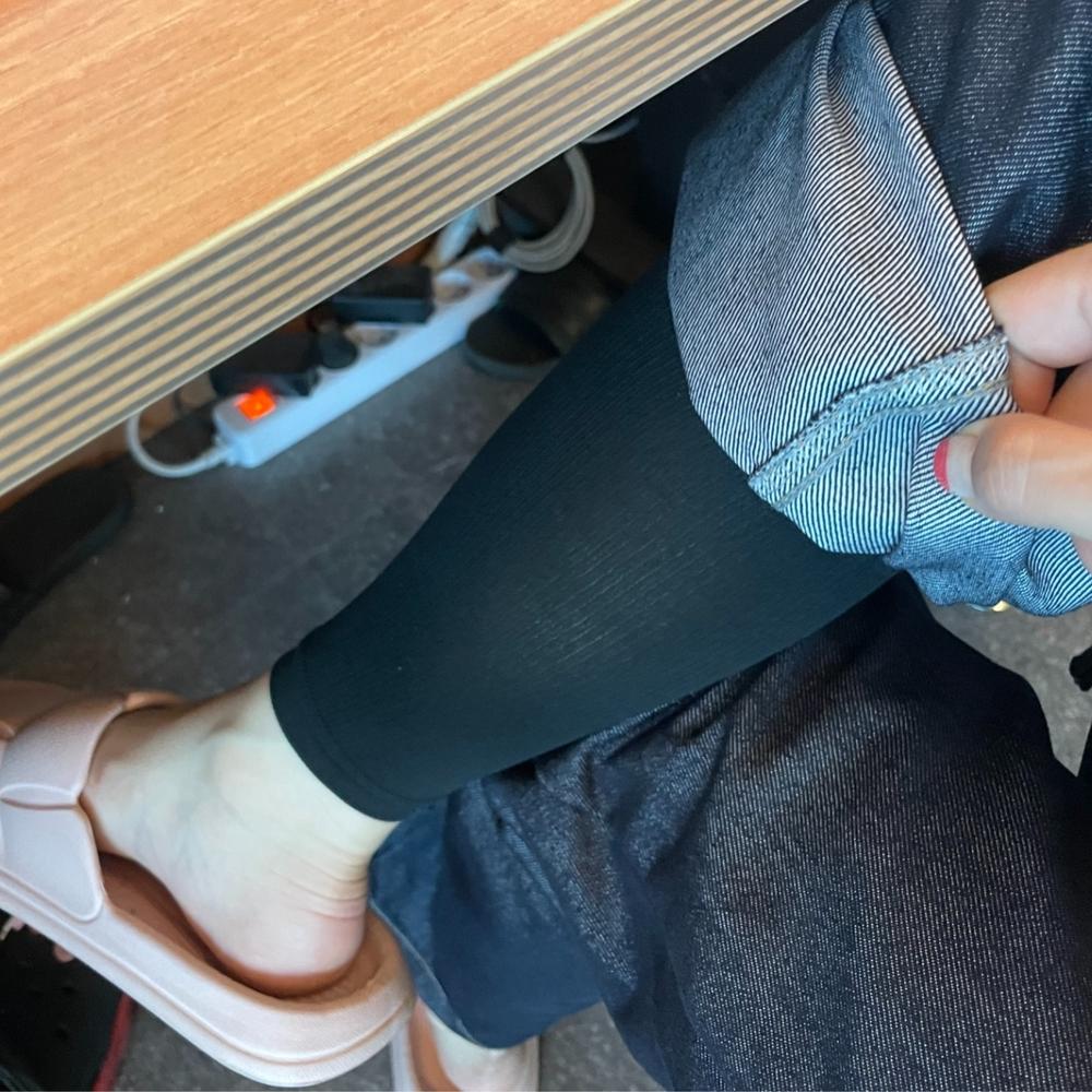 압박 검정 다리압박밴드 종아리 밴드스타킹