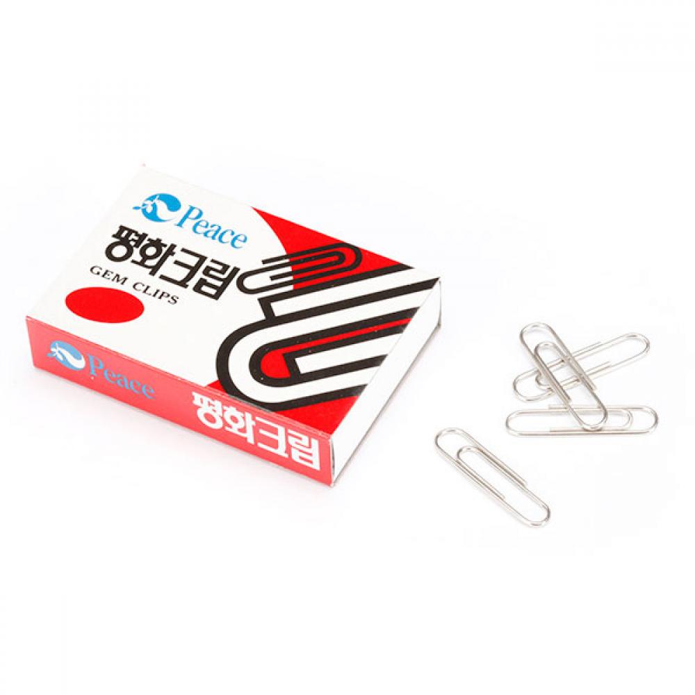 실버클립 서류 클립 34x8mm 금속 평화 사무용 문서