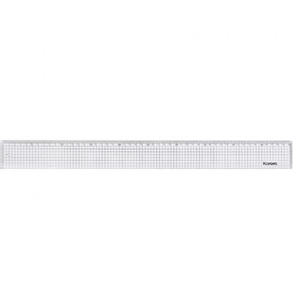 투명자 방안자 50cm 코링 모눈자 눈금자 플라스틱 컷팅자