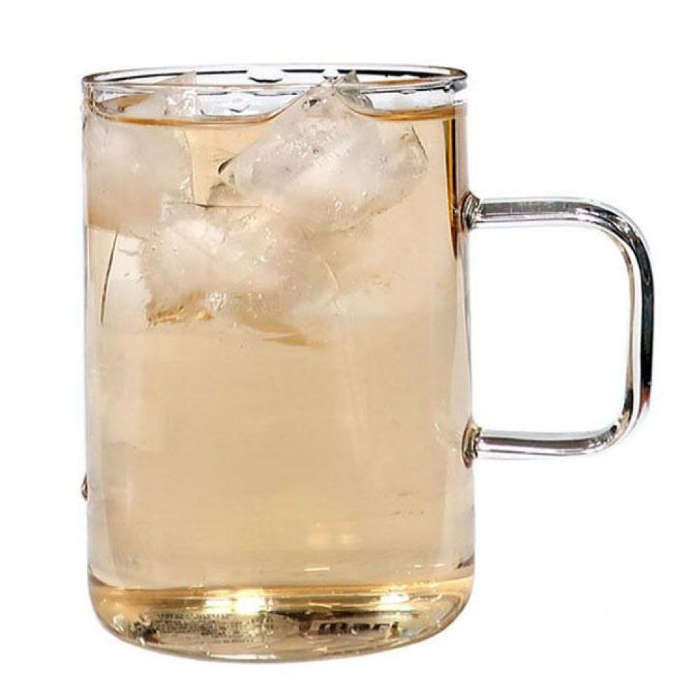 예쁜컵 맥주잔 물컵 유리잔 손잡이유리컵 500ml 4세트