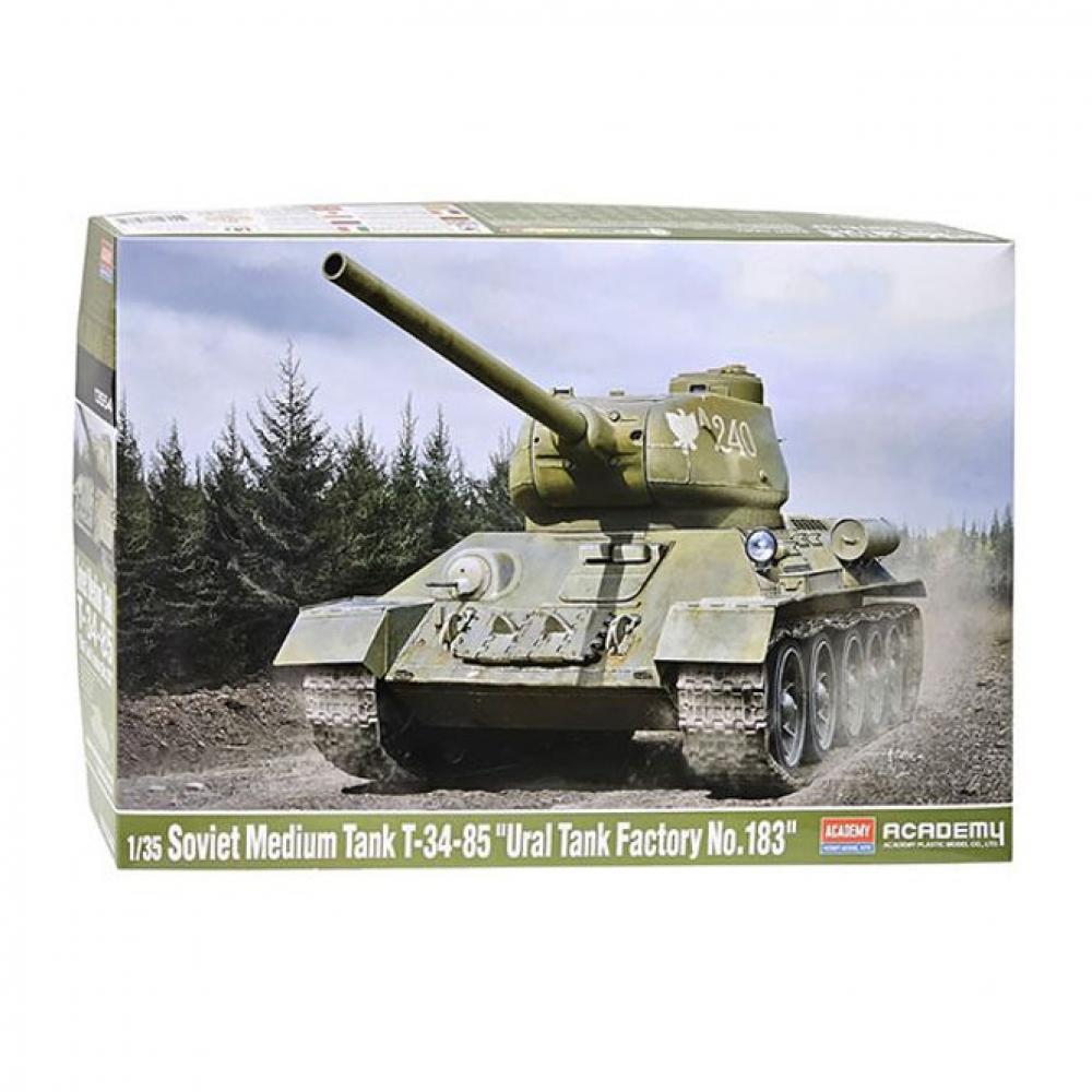 소련 전차 T-34-85 프라모델 탱크 모형 우랄전차공장