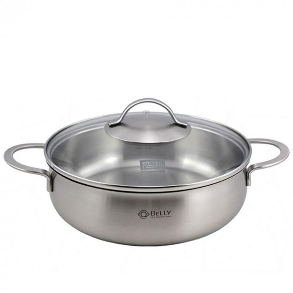 전골냄비 양수냄비 스텐 인덕션 22cm 찌개 냄비