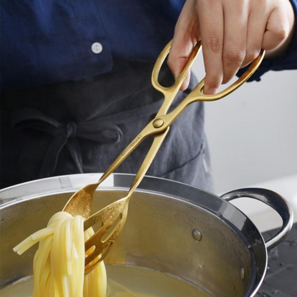 골드 샐러드집게 빵집게 식당 고기 삽겹살깁 스텐집개