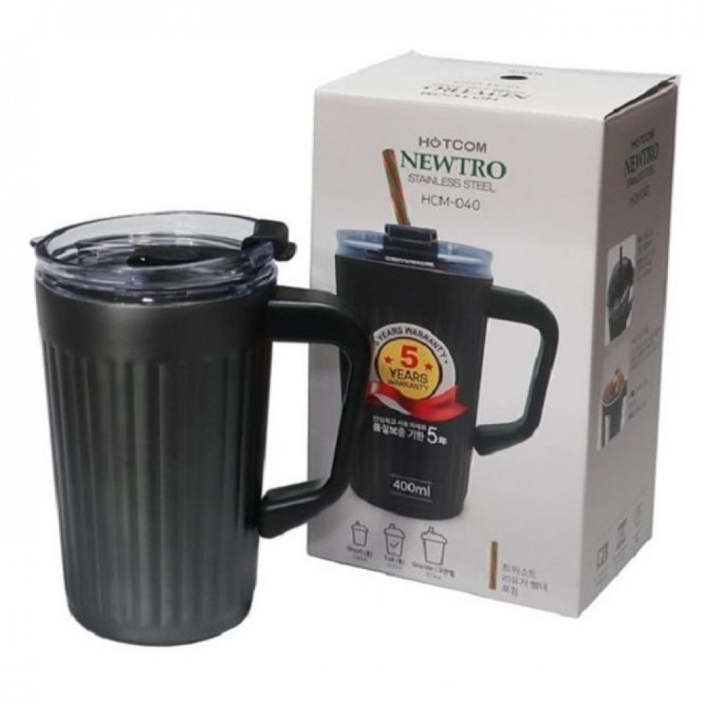 그레이 텀블러 보온보냉 머그컵 400ml 스텐레스텀블러