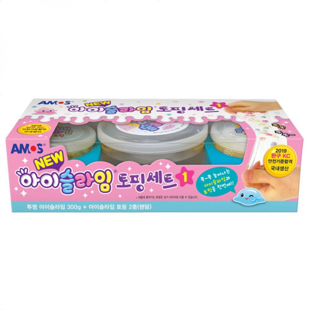 투명 아이슬라임 토핑세트 랜덤 촉감놀이 액체괴물