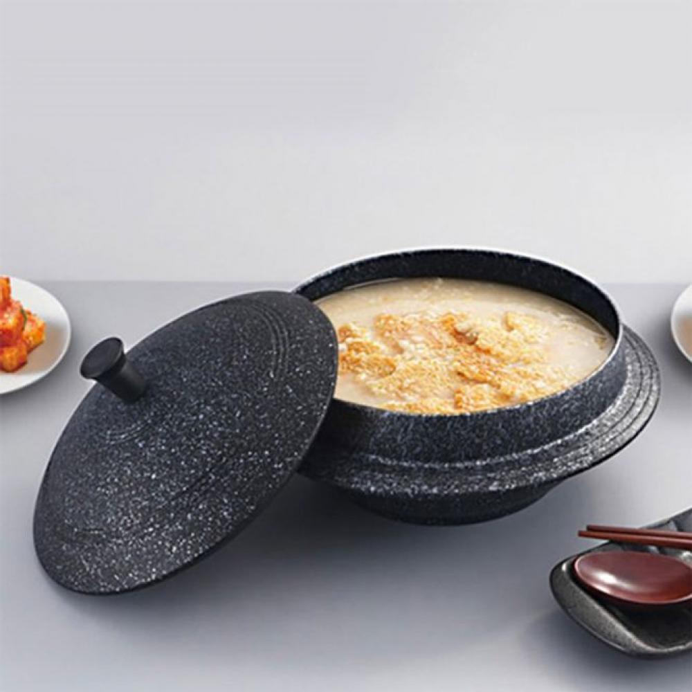 돌솥 뚝배기 밥 가마솥 냄비 솥 주물솥 곱돌솥 22CM