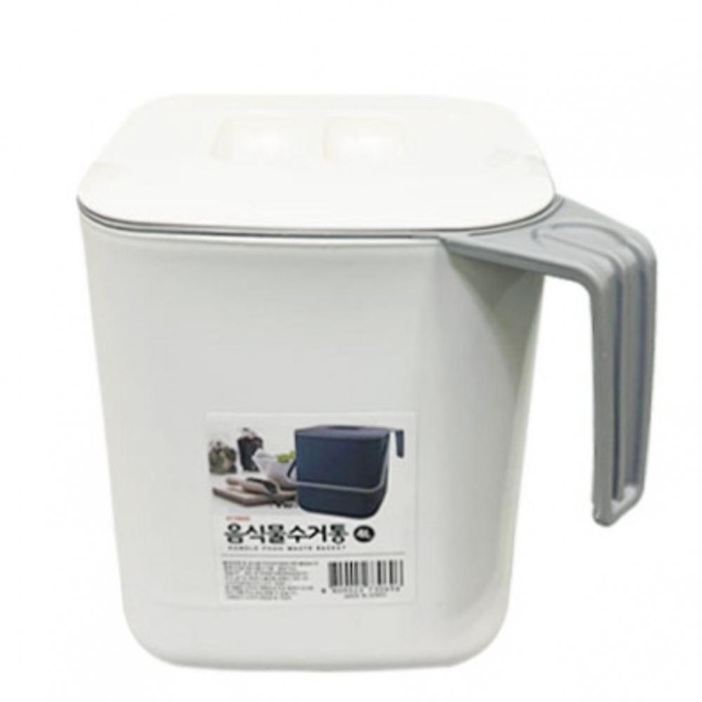 음식물쓰레기통 4L 플라스틱 음식물 수거통 잔반통