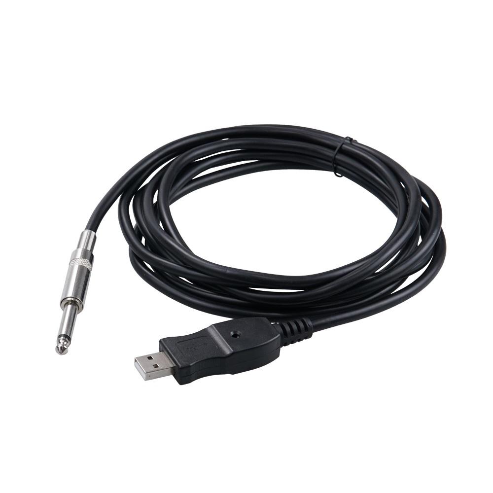 USB A타입 to 모노 6.5mm 오디오 변환 케이블 3M 디지털 신호 아날로그 장비 출력 엠프 믹서 스피커