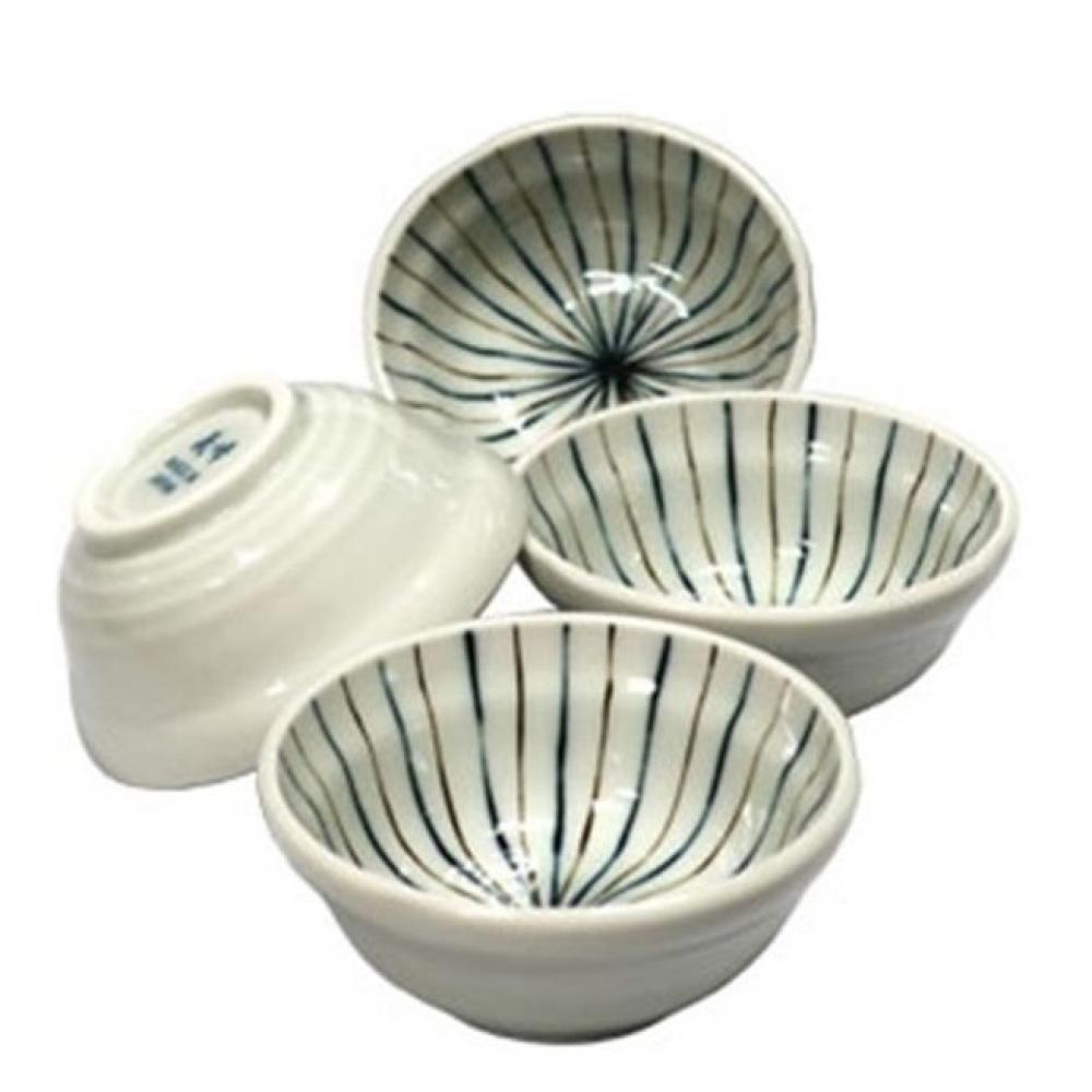 앞접시 도자기그릇 샐러드볼 주방용기 4p 10.5cm