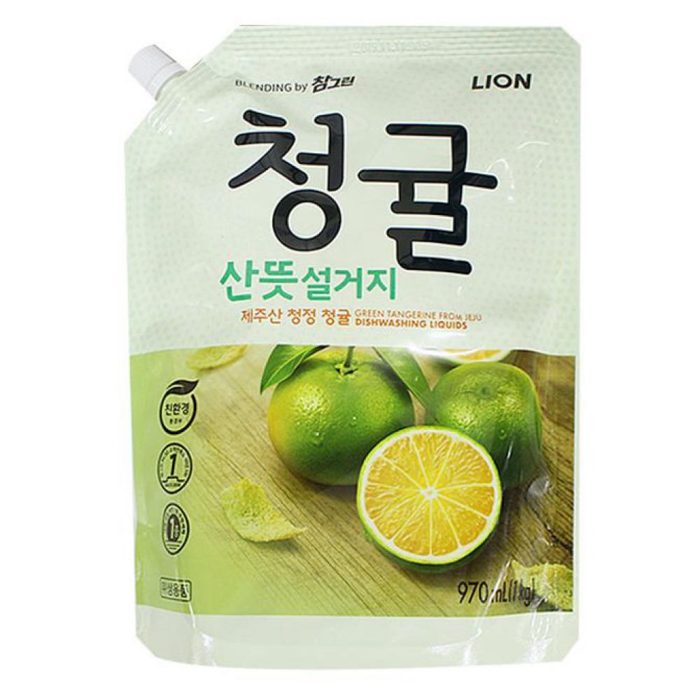 청귤 설거지세제 970ml 주방세제 식기 세척 세제